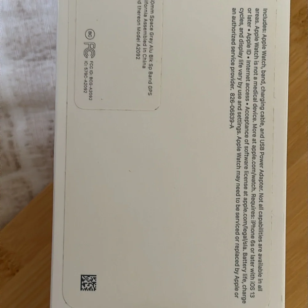Apple Watch Series 5 40MM Space Gray Aluminum Case With Black Sport Band